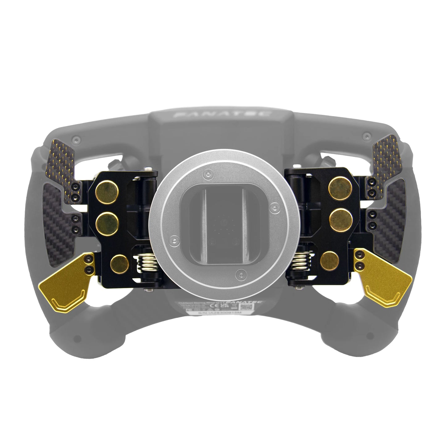 Podium Advanced Paddle Module for Fanatec Featuring magnetic shifters and Hall sensors Carbon Fiber & Aluminum Alloy