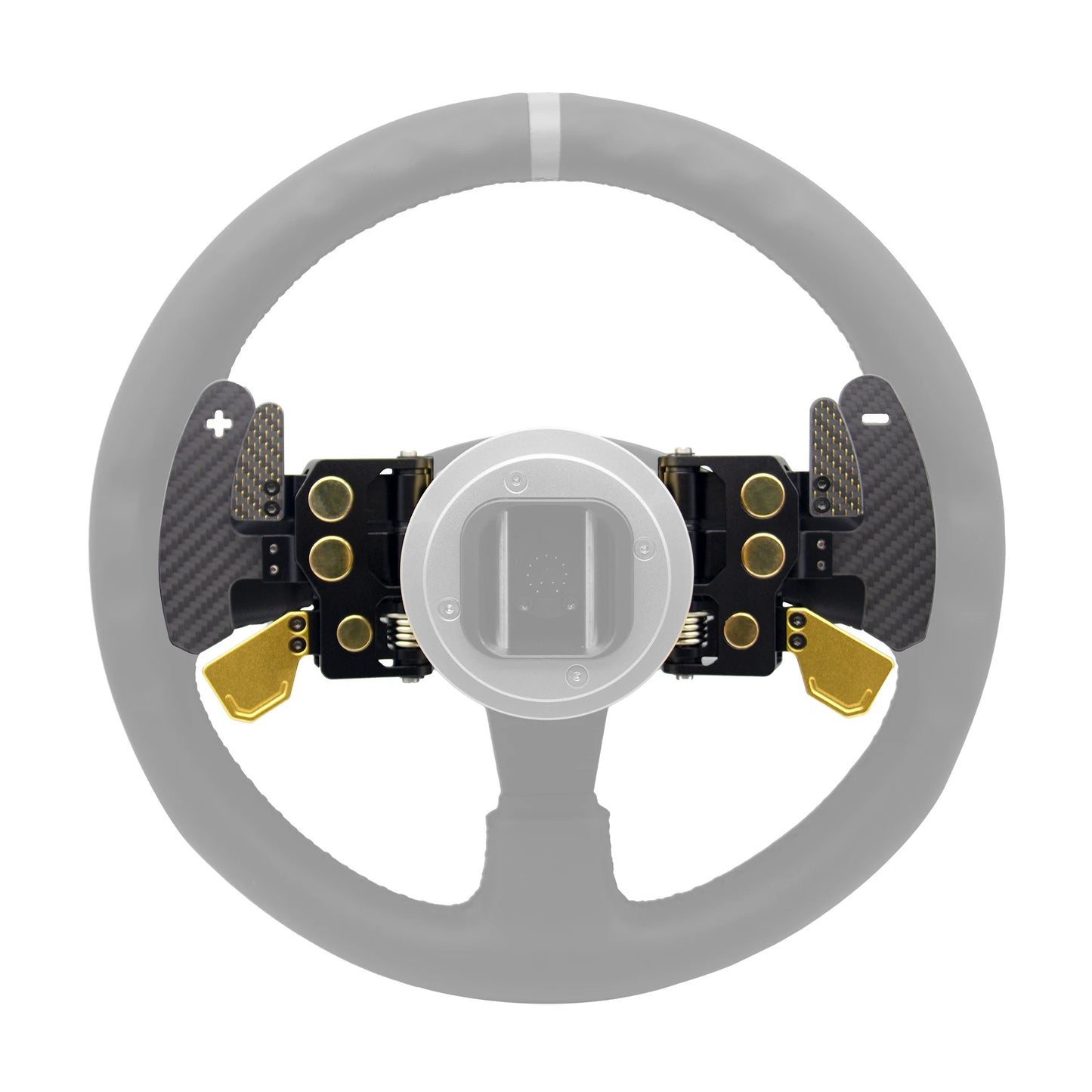 Podium Advanced Paddle Module for Fanatec Featuring magnetic shifters and Hall sensors Carbon Fiber & Aluminum Alloy