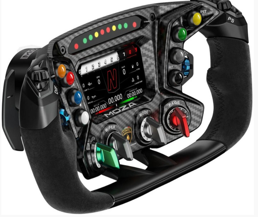 MOZA x Automobili Lamborghini ESSENZA SCV12 Steering Wheel