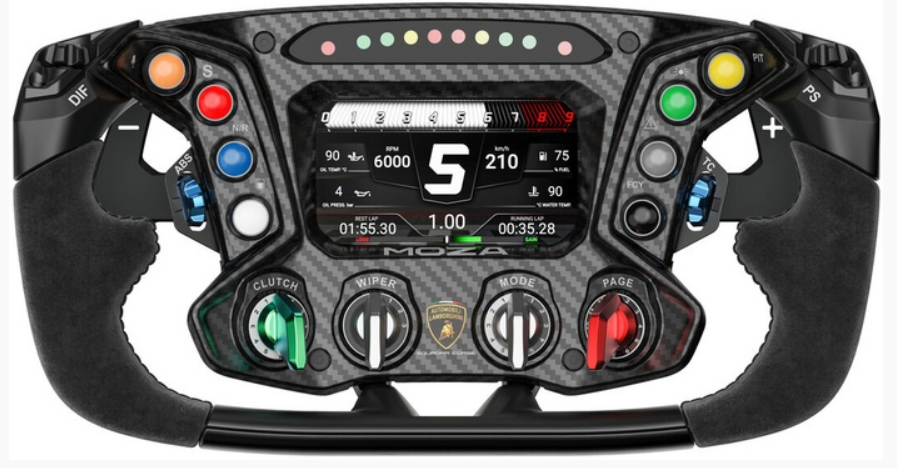 MOZA x Automobili Lamborghini ESSENZA SCV12 Steering Wheel
