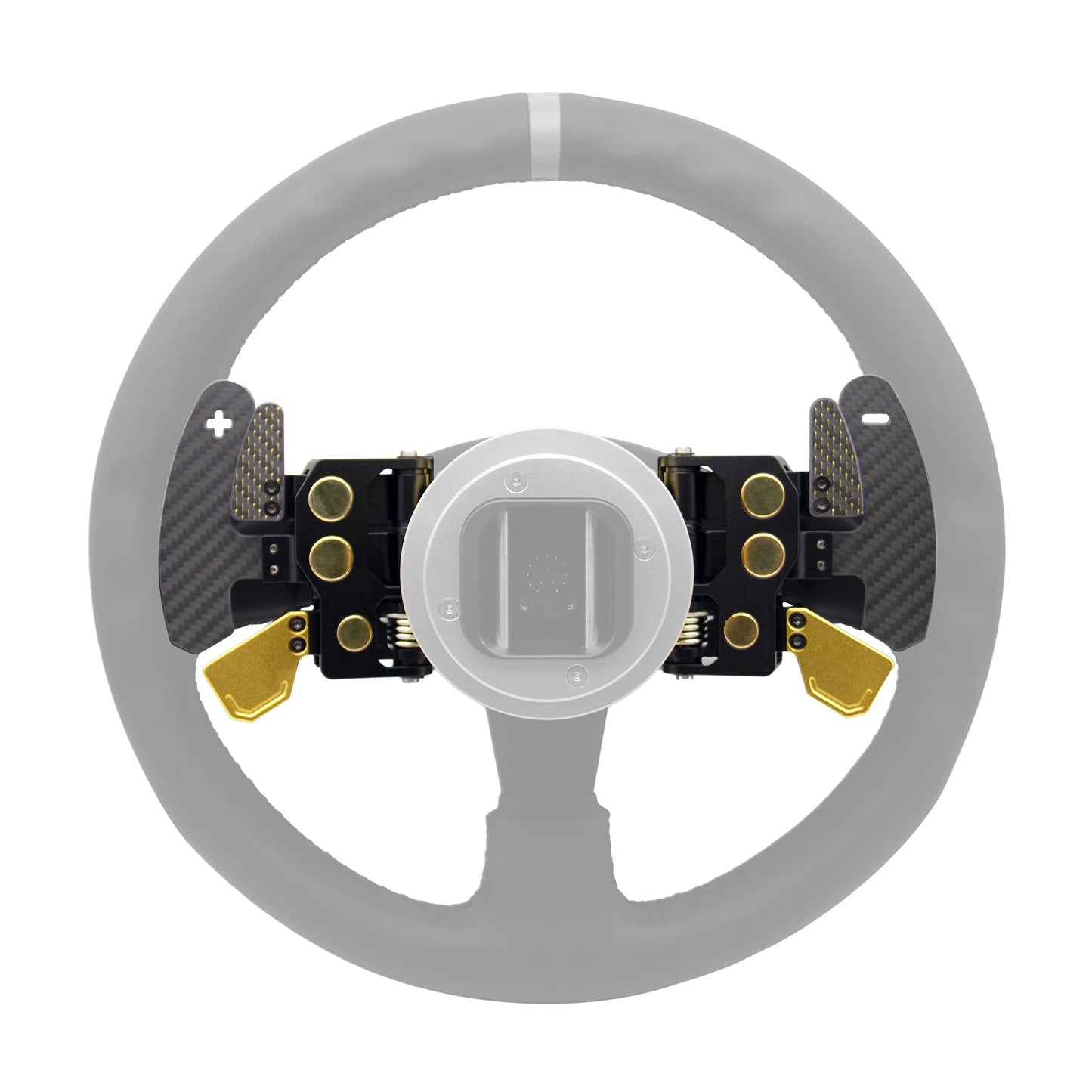 Podium Advanced Paddle Module for Fanatec  Featuring magnetic shifters and Hall sensors Carbon Fiber & Aluminum Alloy